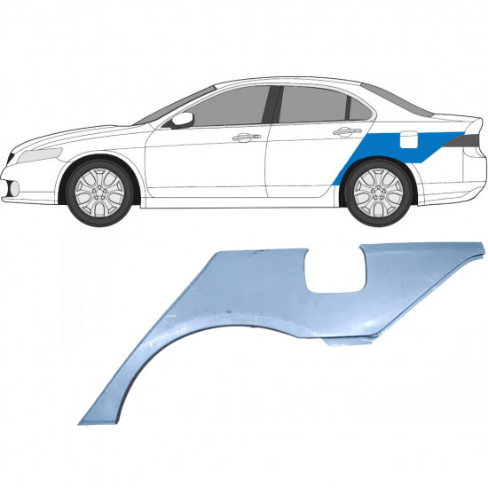 Panneau de réparation arc d'aile arrière pour Honda Accord 2002-2008  / Gauche / SEDAN 5250