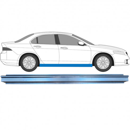 Réparation bas de caisse pour Honda Accord 2002-2008 / Gauche = Droite (symétrique) 6625