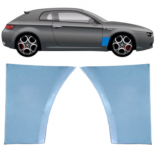 Panneau de réparation de l’aile avant pour Alfa Romeo Brera 2005-2010 / Ensemble 11399