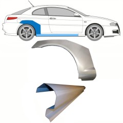 Réparation bas de caisse + passage de roue arrière pour Alfa Romeo GT 2003-2010 / Droite / Ensemble 8701