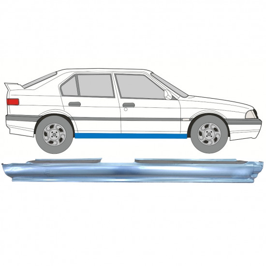 Réparation bas de caisse pour Alfa Romeo 33 1983-1994 / Droite 7600