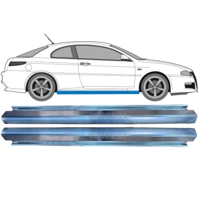 Réparation bas de caisse pour Alfa Romeo GT 2003-2010 / Gauche+Droit / Ensemble 16150