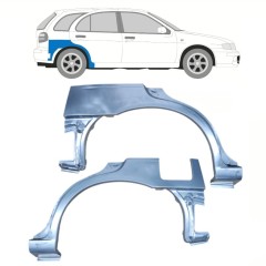 Panneau de réparation arc d'aile arrière pour Nissan Almera N15 1995-1999 / Gauche+Droit / Ensemble 10223