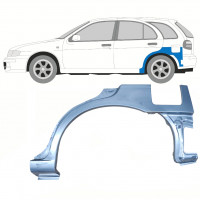 Panneau de réparation arc d'aile arrière, partie inférieure derrière la roue pour Nissan Almera 1995-2000 / Gauche 10222