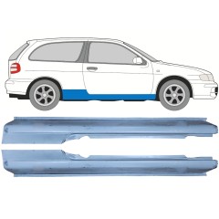 Panneau de réparation du seuil pour Nissan Almera N15 1995-1999 / Gauche+Droit / Ensemble 10608