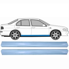 Réparation bas de caisse pour Nissan Almera N15 1995-1999 / Gauche = Droite (symétrique) / Ensemble 10568