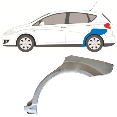 Panneau de réparation arc d'aile arrière pour Seat Altea 2004-2015 / Gauche 15047
