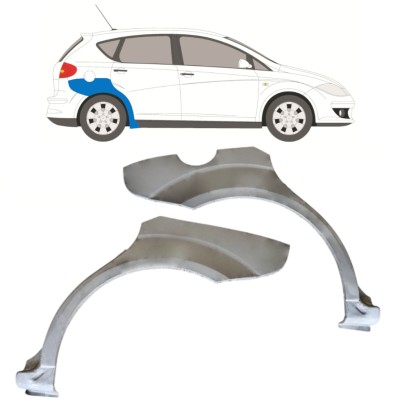 Panneau de réparation arc d'aile arrière pour Seat Altea 2004-2015 / Gauche+Droit / Ensemble 15048