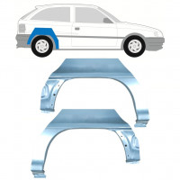 Panneau de réparation arc d'aile arrière pour Opel Astra 1991-2002 / Gauche+Droit / Ensemble 9680