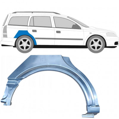 Panneau de réparation arc d'aile arrière pour Opel Astra 1998-2009 / Droite / COMBI 6860