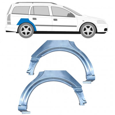 Panneau de réparation arc d'aile arrière pour Opel Astra 1998-2009 / Gauche+Droit / COMBI / Ensemble 10434