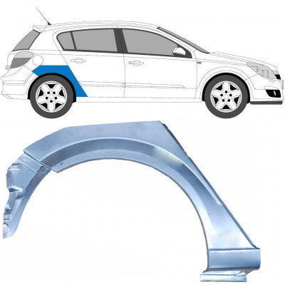 Panneau de réparation arc d'aile arrière inférieur pour Opel Astra 2003-2014 / Droite 6870