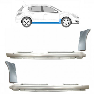 OPEL ASTRA 2003-2014 PANNEAU DE RÉPARATION DE L\'AILE AVANT + PANNEAU DE RÉPARATION DU SEUIL / GAUCHE + DROIT