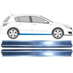 Réparation bas de caisse pour Opel Astra H 2003-2014 / Gauche = Droite (symétrique) / Ensemble 9483