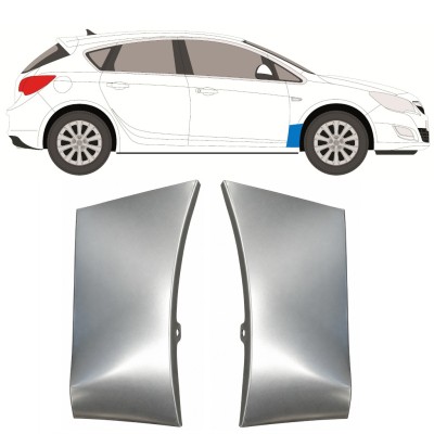 Panneau de réparation de l’aile avant pour Opel Astra J 2009-2015 / Gauche+Droit / Ensemble 17167