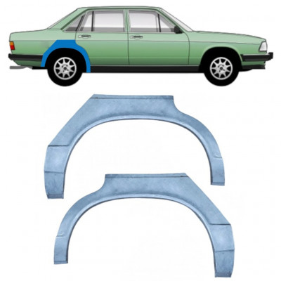 Panneau de réparation arc d'aile arrière pour Audi 100 C2 1976-1982 / Gauche+Droit / Ensemble 9305