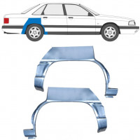 Panneau de réparation arc d'aile arrière pour Audi 100 C3 1982-1991 / Gauche+Droit / Ensemble 9993