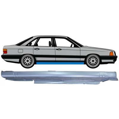 Panneau de réparation du seuil pour Audi 100 C3 1982-1990 / Droite 6419