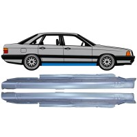 Panneau de réparation du seuil pour Audi 100 C3 1982-1990 / Gauche+Droit / Ensemble 6418