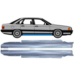 Panneau de réparation du seuil pour Audi 100 C3 1982-1990 / Gauche+Droit / Ensemble 6418