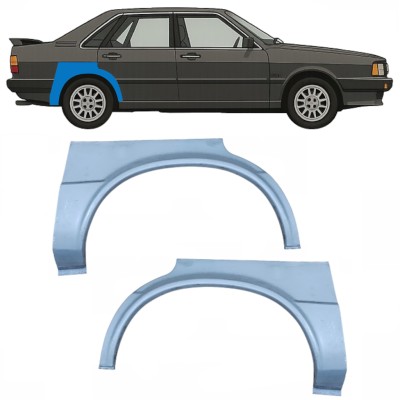 Panneau de réparation arc d'aile arrière pour Audi 80 B2 1978-1986 / Gauche+Droit / Ensemble 10505