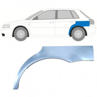 Panneau de réparation arc d'aile arrière pour Audi A3 8L 1996-2003 / Gauche 11794