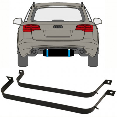 AUDI A6 C6 2004-2010 SANGLES DE RÉSERVOIR DE CARBURANT