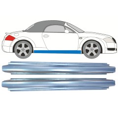 Réparation bas de caisse pour Audi TT 1998-2006 / Gauche = Droite (symétrique) / Ensemble 11187