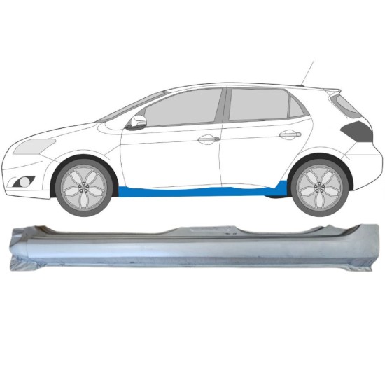 Panneau de réparation du seuil pour Toyota Auris 2007-2012 / Gauche 15090