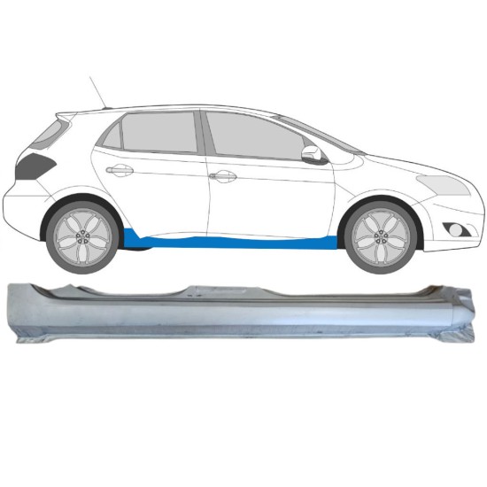 Panneau de réparation du seuil pour Toyota Auris 2007-2012 / Droite 15089