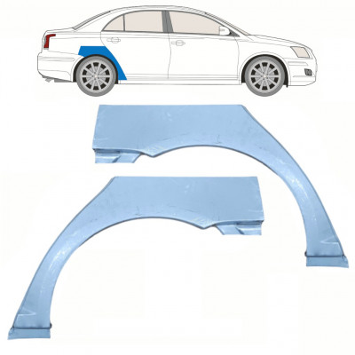 Panneau de réparation arc d'aile arrière pour Toyota Avensis 2003-2008 / Gauche+Droit / Ensemble 10062