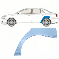 Panneau de réparation arc d'aile arrière pour Toyota Avensis 2003-2008 / Gauche 8375