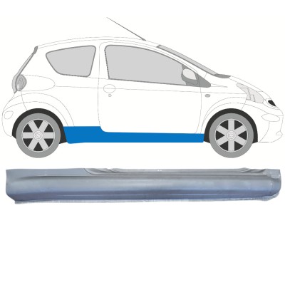Panneau de réparation du seuil pour Toyota Aygo 2005-2012 / Droite 14558