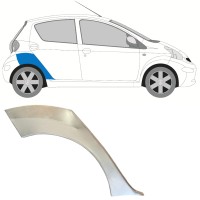 Panneau de réparation arc d'aile arrière pour Toyota Aygo 2005-2012 / Droite 16058