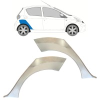 Panneau de réparation arc d'aile arrière pour Toyota Aygo 2005-2012 / Gauche+Droit / Ensemble 16060