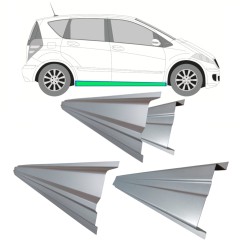 Réparation bas de caisse intérieur + extérieur pour Mercedes A-Class W169 2004-2012 / Gauche = Droite (symétrique) / Ensemble 11156