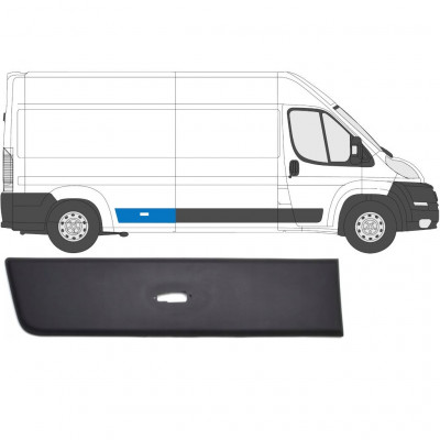 FIAT DUCATO 2006- ARRIÈRE MOULURE PANNEAU DE GARNITURE AVEC LAMPE TROUS / DROIT