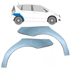 Panneau de réparation arc d'aile arrière pour Mercedes A-Class W169 2004-2012 / Gauche+Droit / Ensemble 9265