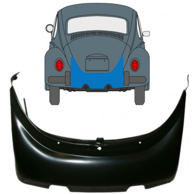 Panneau de réparation du panneau arrière pour Volkswagen Kaefer 1960-1985 12740