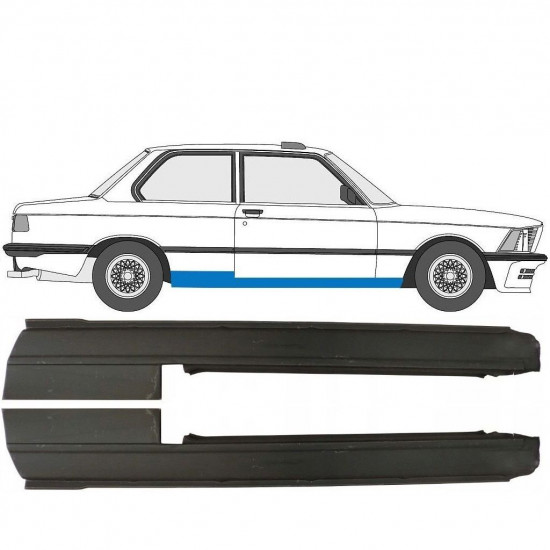 BMW 3 E21 1975-1984 2 PORTE PLEIN PANNEAU DE RÉPARATION DU SEUIL / PAIRE