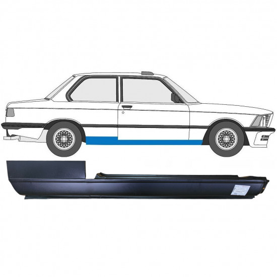 BMW 3 E21 1975-1984 2 PORTE PLEIN PANNEAU DE RÉPARATION DU SEUIL / DROIT