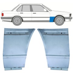 Panneau de réparation de l’aile avant pour BMW 3 E30 1982-1994 / Gauche+Droit / COMBI / SEDAN / Ensemble 11483