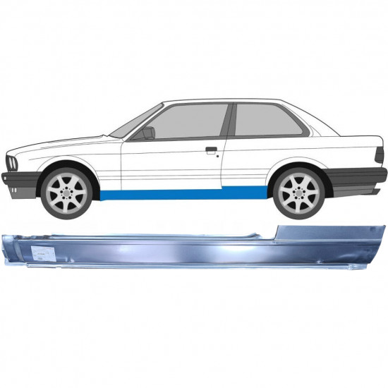 BMW 3 E30 1982-1994 2 PORTE PLEIN PANNEAU DE RÉPARATION DU SEUIL / GAUCHE