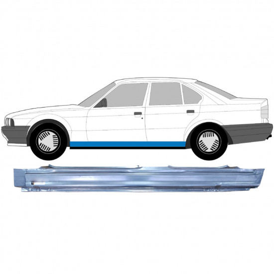 Panneau de réparation du seuil pour BMW 5 E34 1987-1996 / Gauche 6398