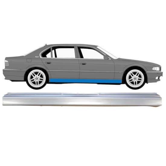 Réparation bas de caisse pour BMW 7 E38 1994-2001 / Gauche = Droite (symétrique) 14835