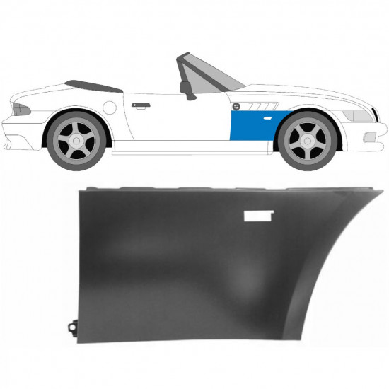 Aile avant pour BMW Z3 1995-2003 / Droite / COUPE / ROADSTER 6460