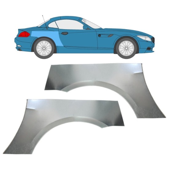 Panneau de réparation arc d'aile arrière pour BMW Z4 2009-2016 / Gauche+Droit / Ensemble 16327
