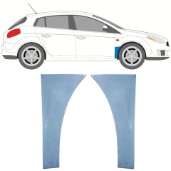 Panneau de réparation de l’aile avant pour Fiat Bravo II 2007-2014 / Gauche+Droit / Ensemble 11545