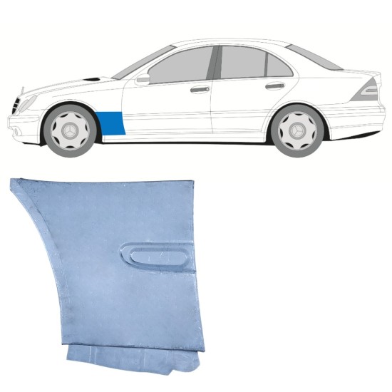 Panneau de réparation de l’aile avant pour Mercedes C-Class W203 2000-2007 / Gauche 16030