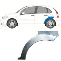 Panneau de réparation arc d'aile arrière pour Citroen C3 2002-2010 / Gauche 14768 Panneau de réparation arc d'aile arrière pour Citroen C3 2002-2010 / Gauche 14768
